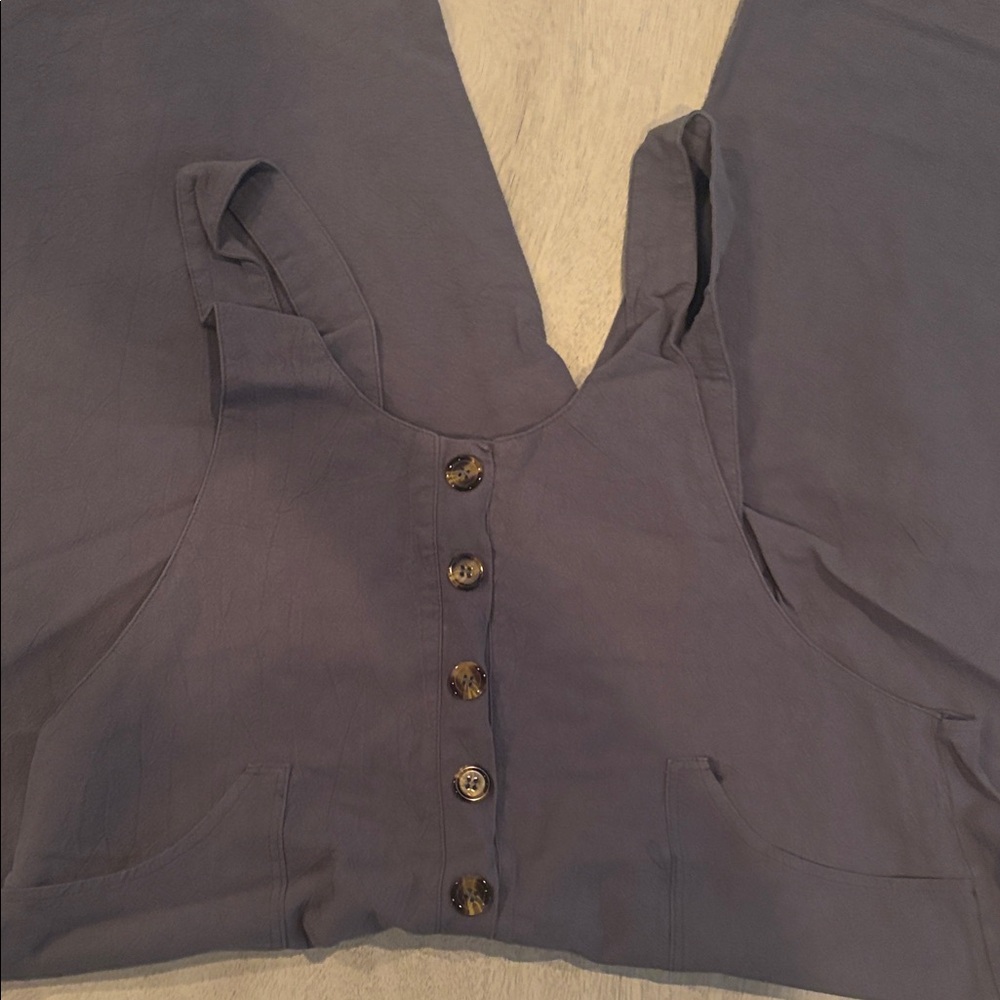 Men's Gray Overalls - Picture 4 of 5